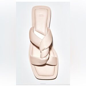 Zara woven leather sandals